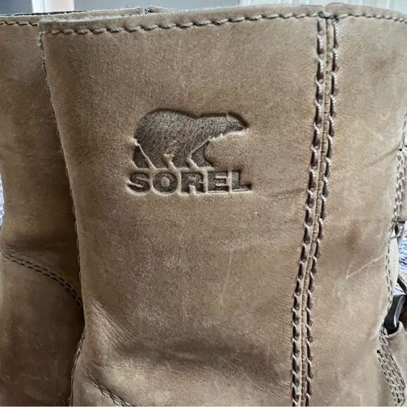 Sorel Joan of Arctic Wedge II Boots in Ash Brown Size 10 NL3018-240 - Picture 6 of 11